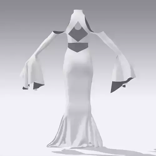 DRESS with long sleeves