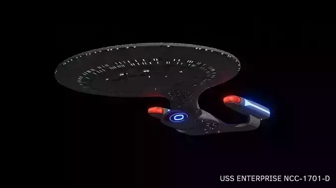 USSEnterpriseNCC1701D 3D model