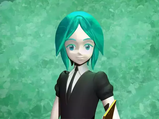 phosphophyllite normal version 3D print model