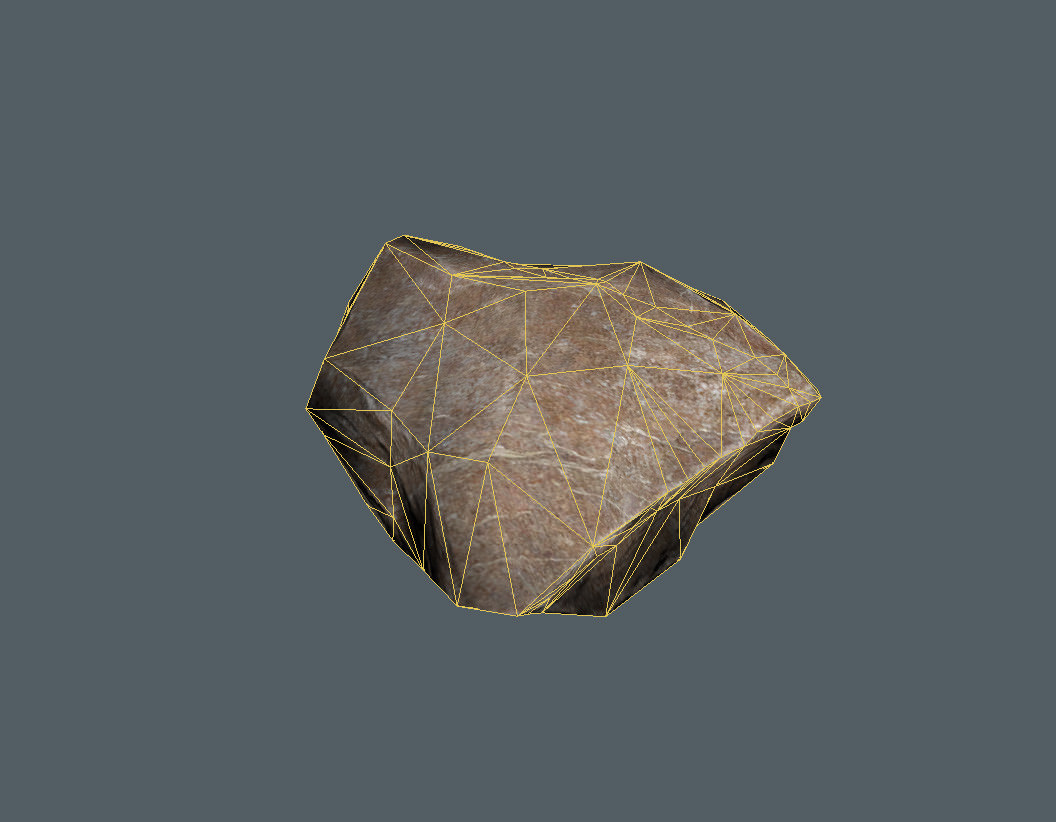 35 Rock Models For Mobile Games Low-poly 3D model_5