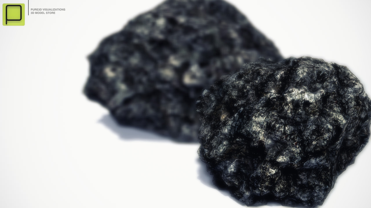 35 Rock Models For Mobile Games Low-poly 3D model_2