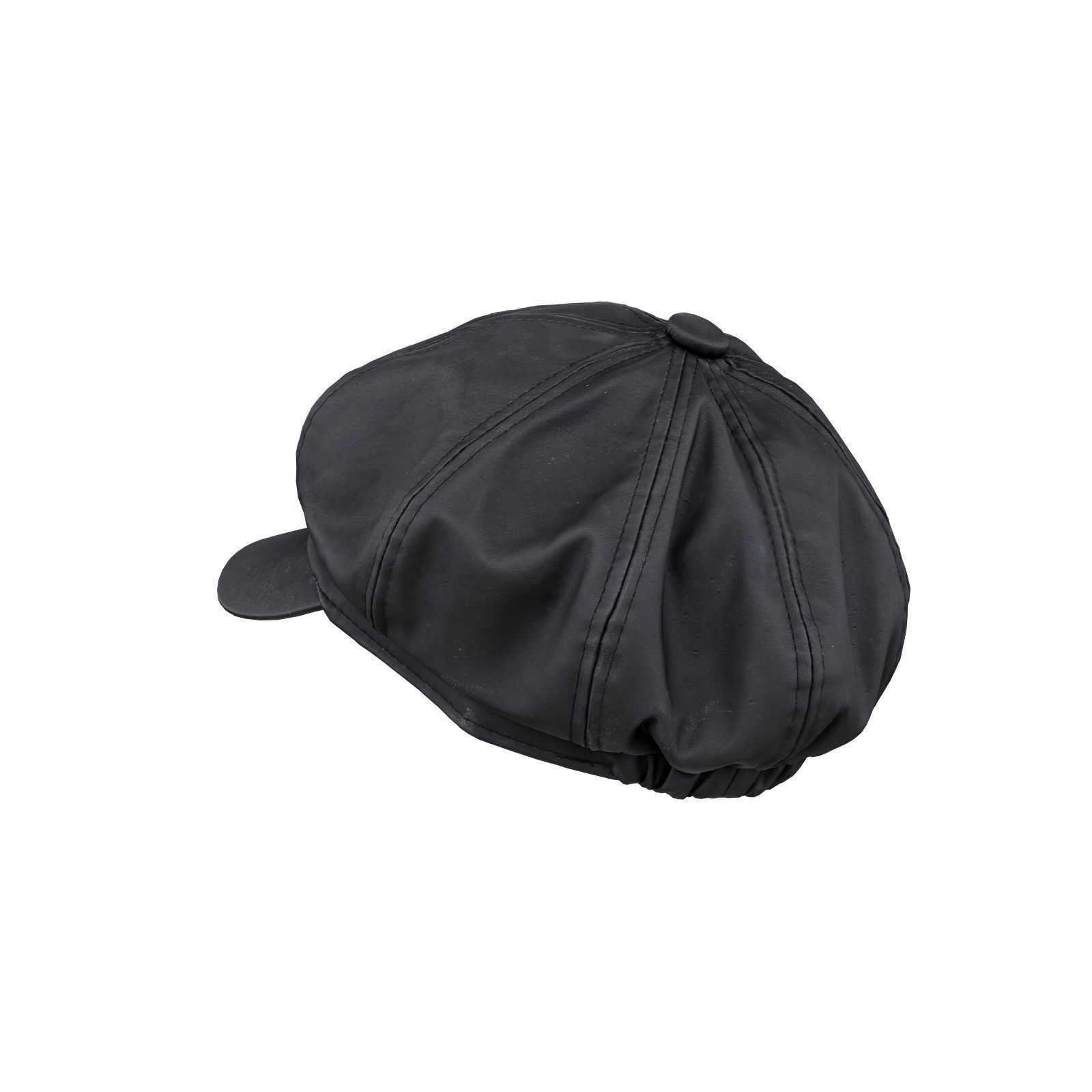 Fancy Leather Cap 3D model_3