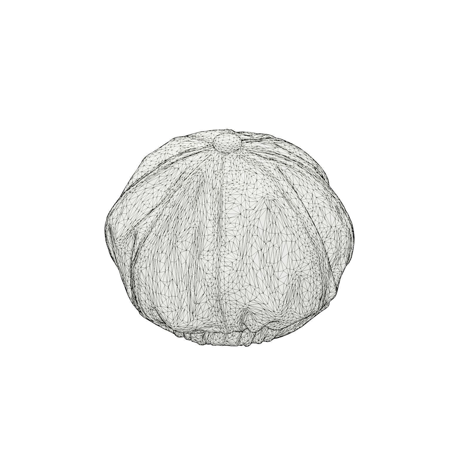 Fancy Leather Cap 3D model_7