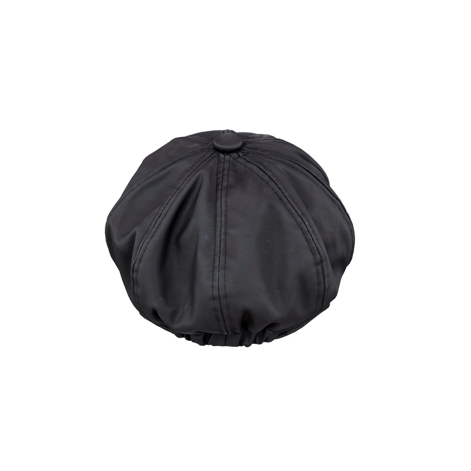 Fancy Leather Cap 3D model_2