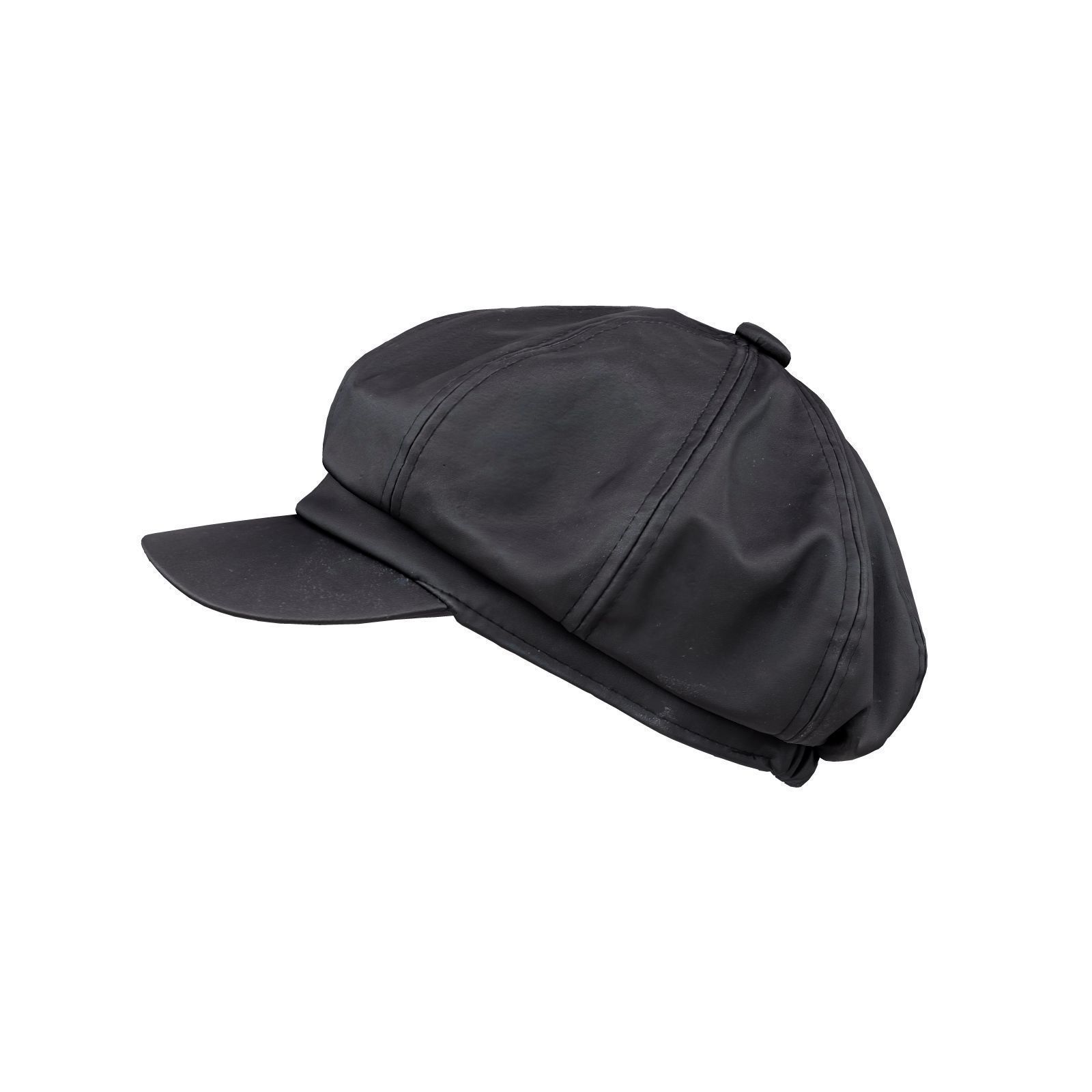 Fancy Leather Cap 3D model_4