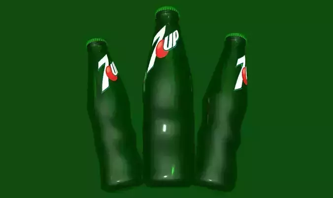 7up Model pepsi bottle 3D model