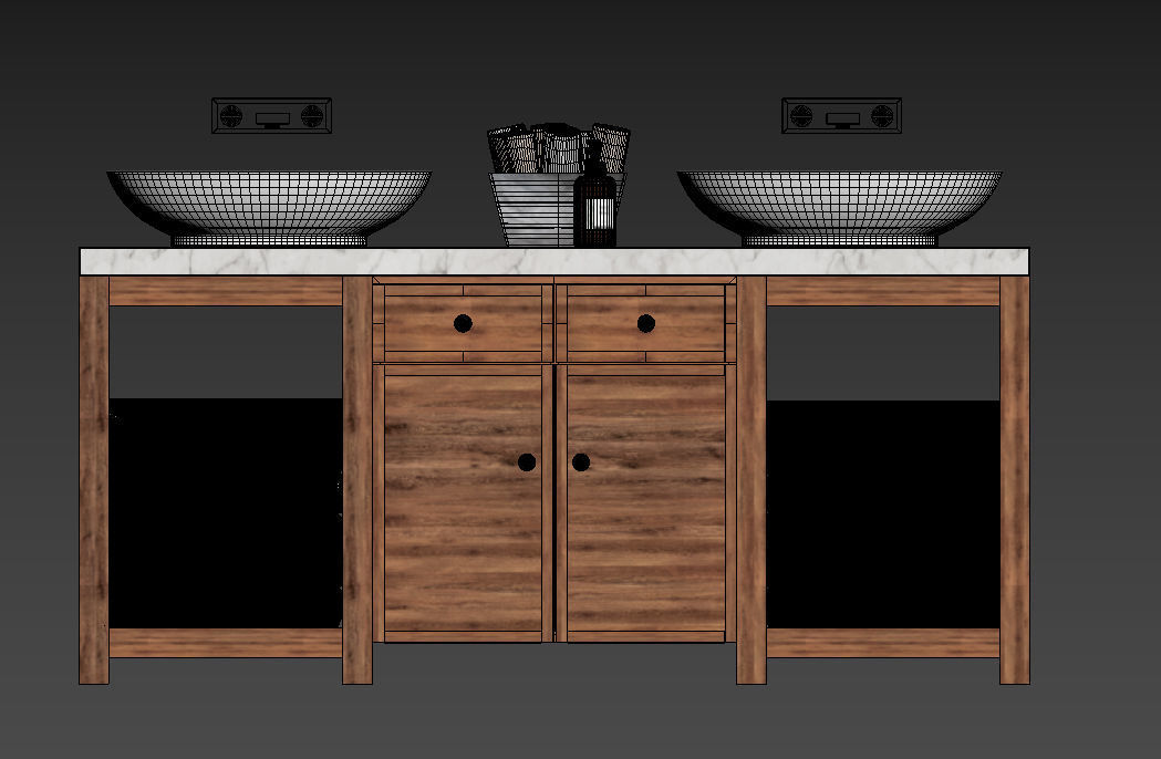 Modern Vanity 3D model_5