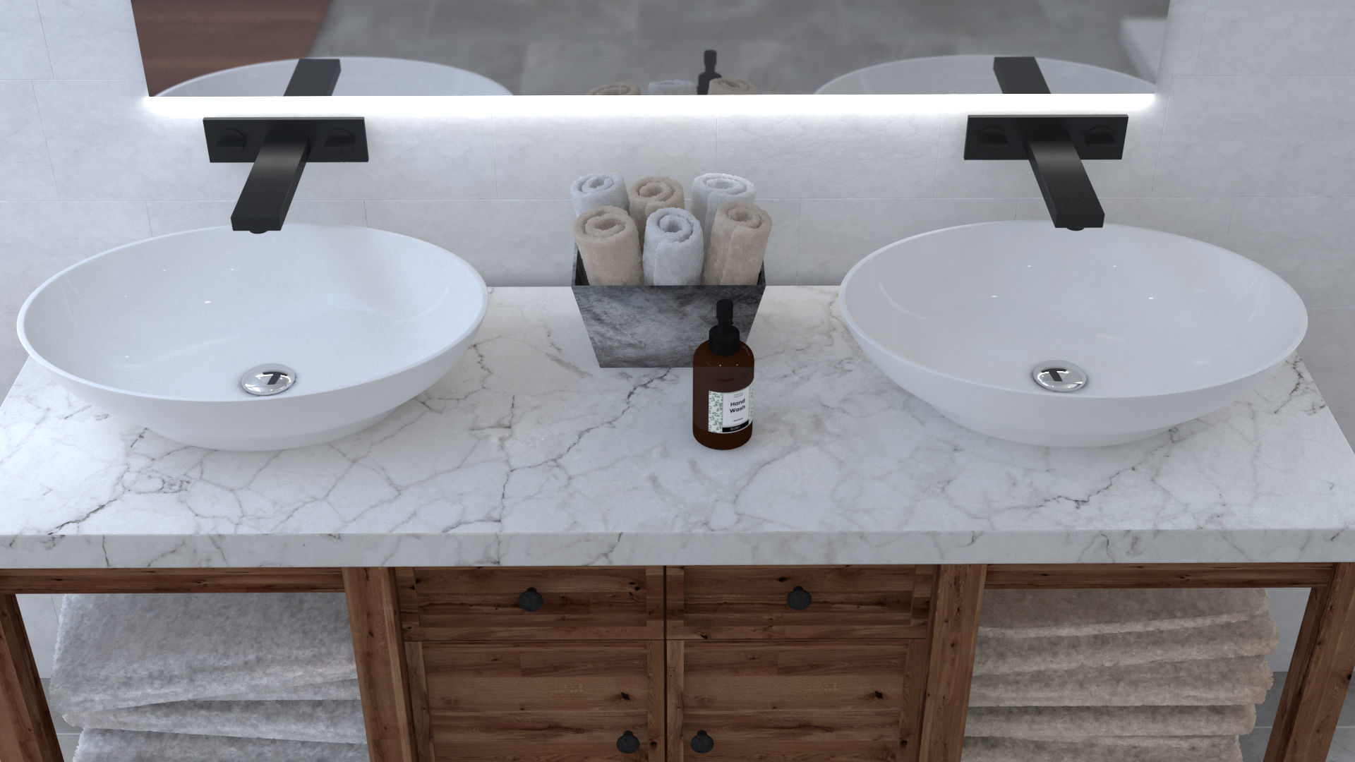 Modern Vanity 3D model_3