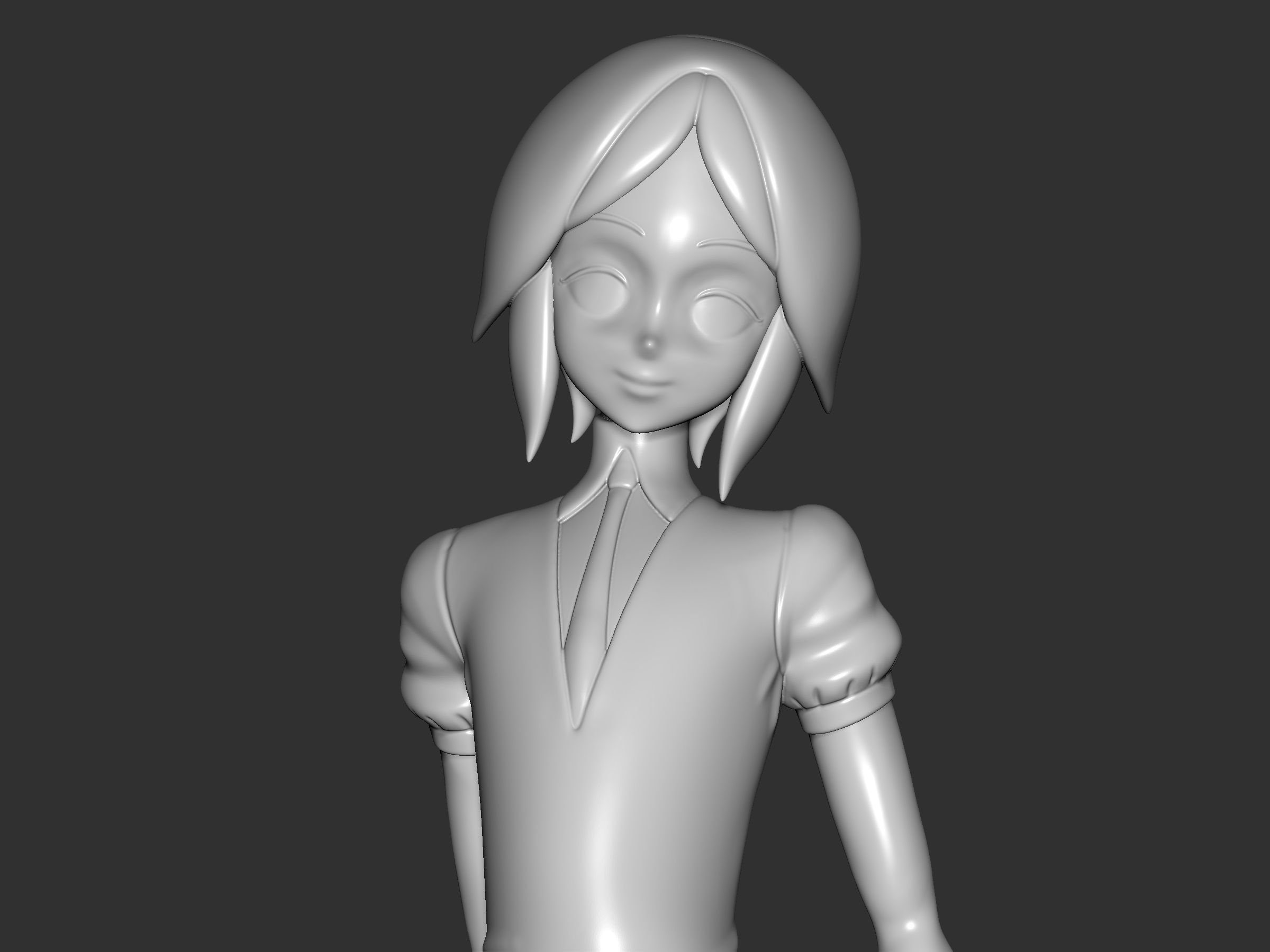 phosphophyllite  agatha version 3D print model_12