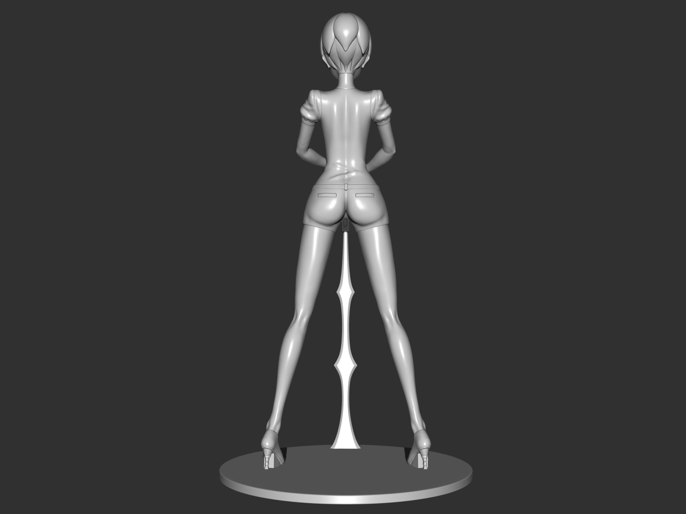 phosphophyllite  post winter version 3D print model_8