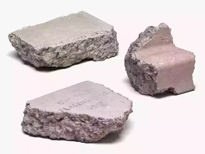 3 Concrete Chunks Collection 