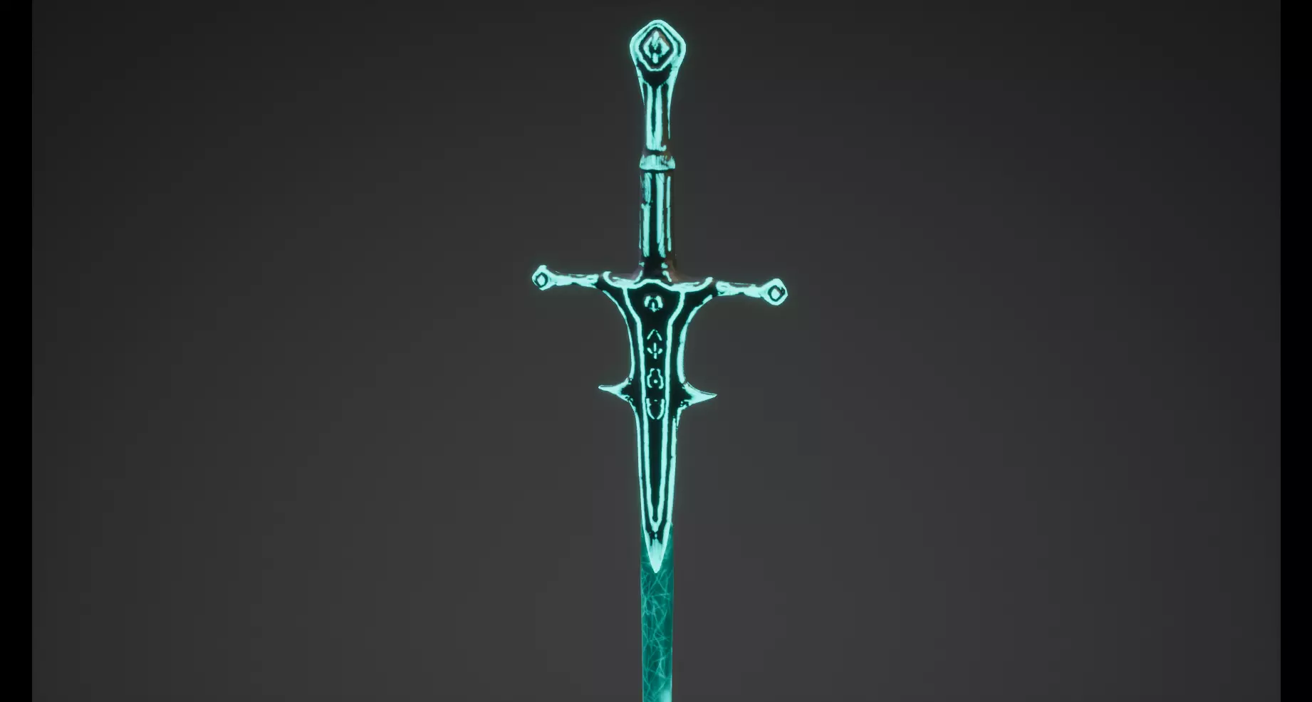 Fantasy Weapon Free low-poly 3D model
