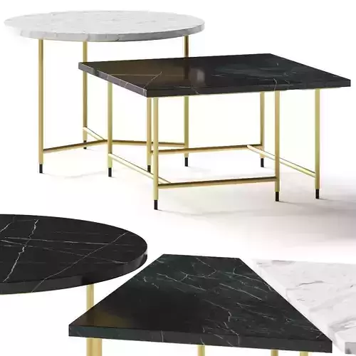 Porro Palladio Coffee Tables 3D model