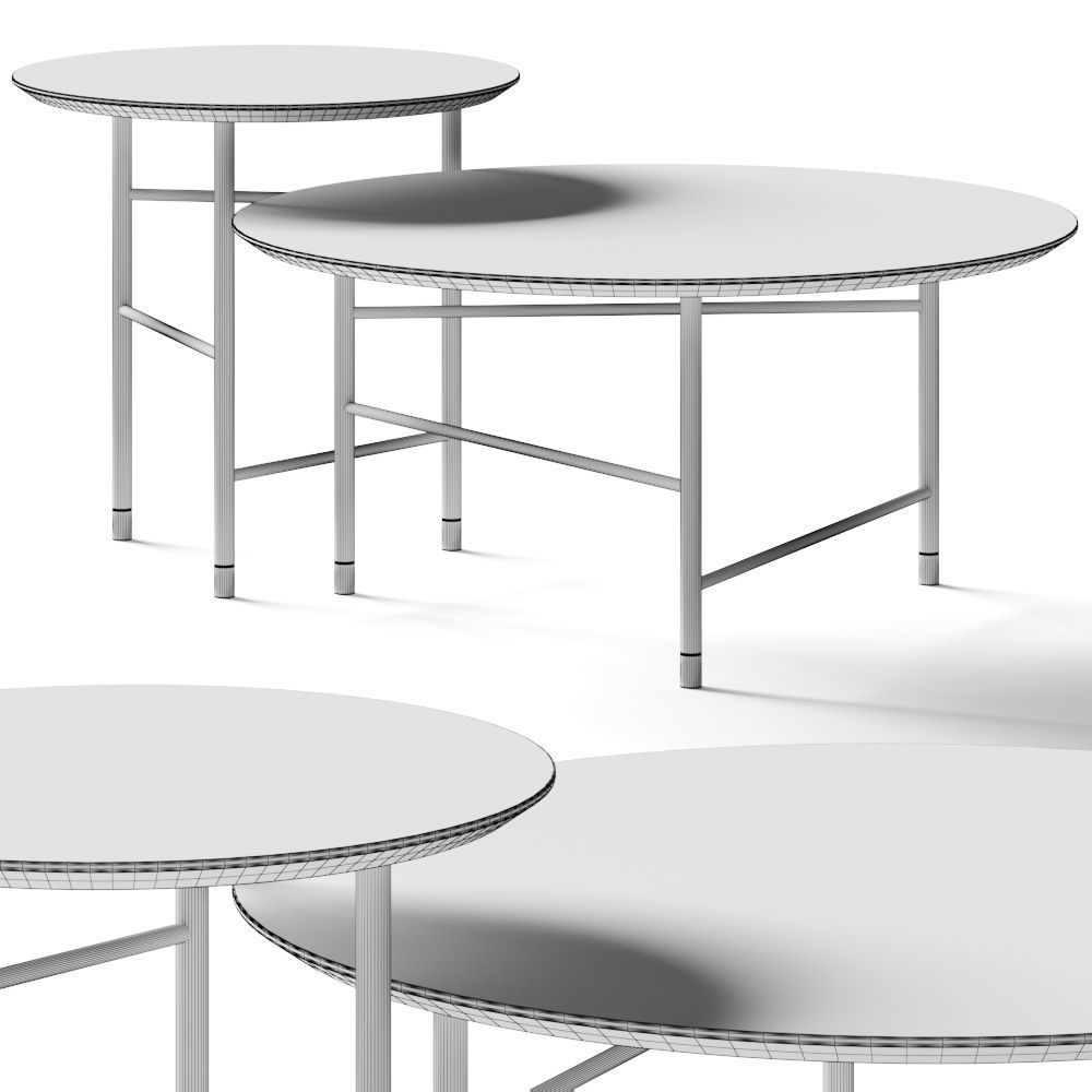 Marelli Kyoto Coffee Tables 3D model_1
