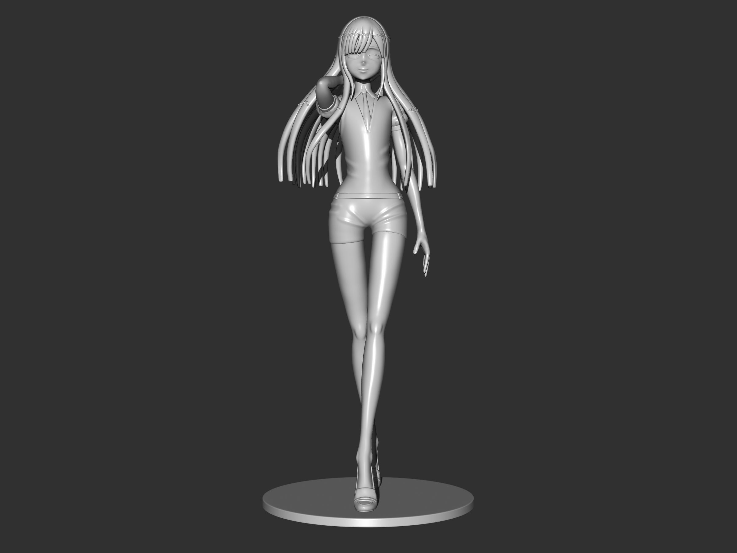 phosphophyllite  lapislazzuli version  3D print model_6