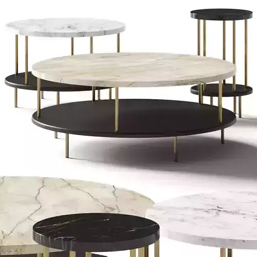 Wittmann DD Table Coffee Tables 3D model