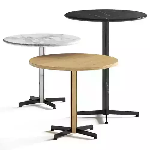Arrmet Piana Marble and Wood Tables 3D model
