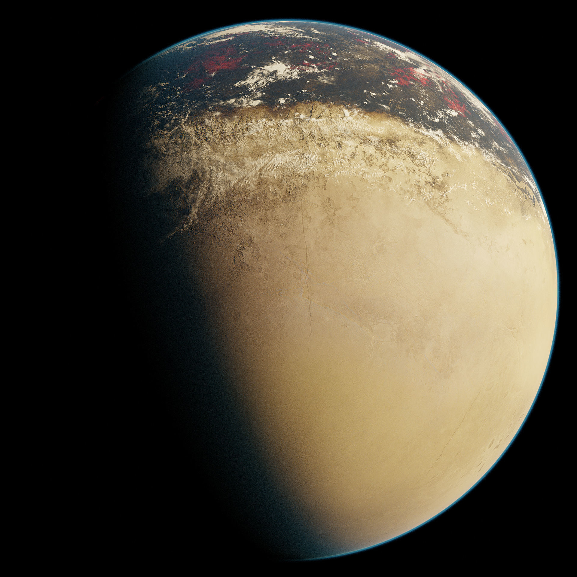 Planet Tuuli 12K 3D model_2