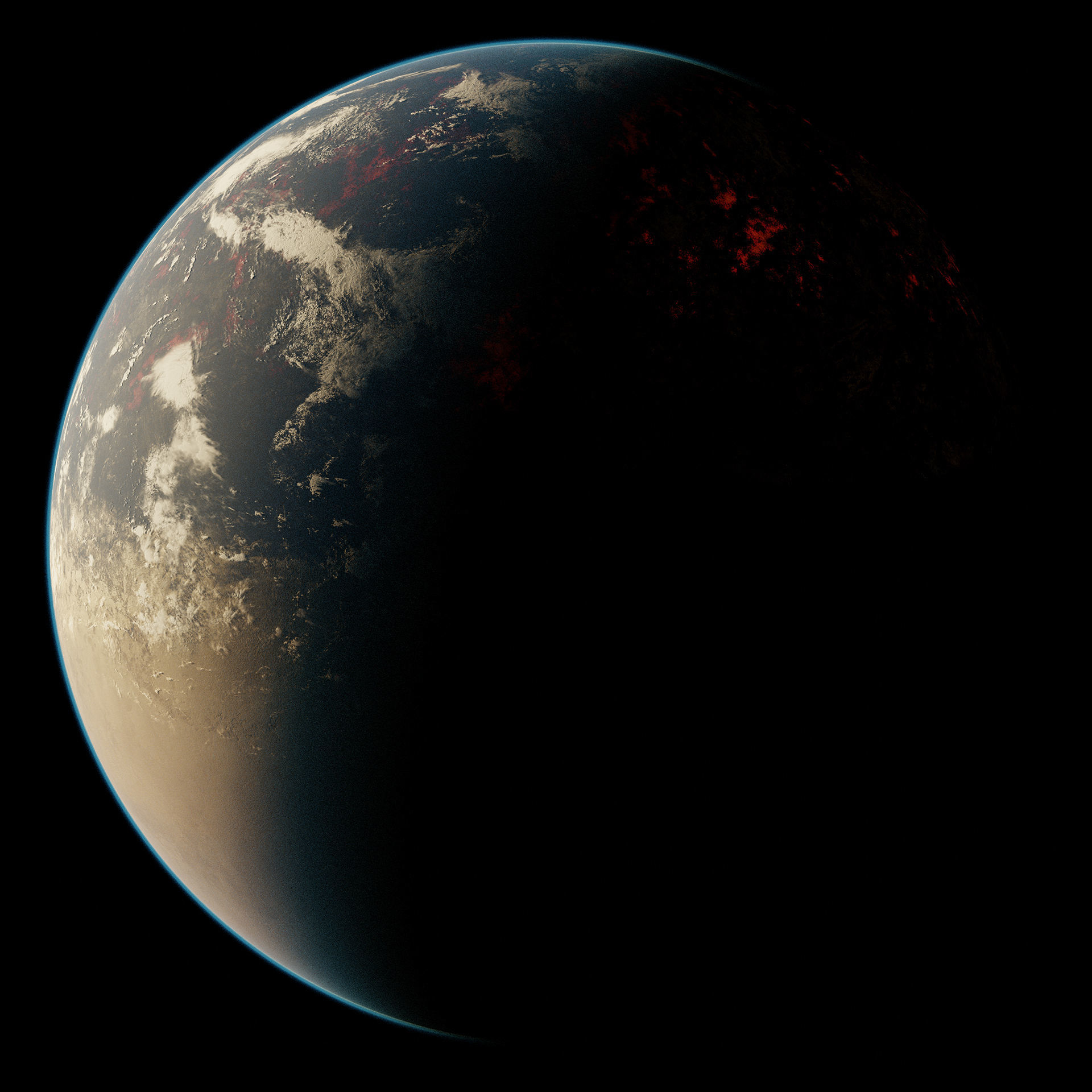 Planet Tuuli 12K 3D model_4