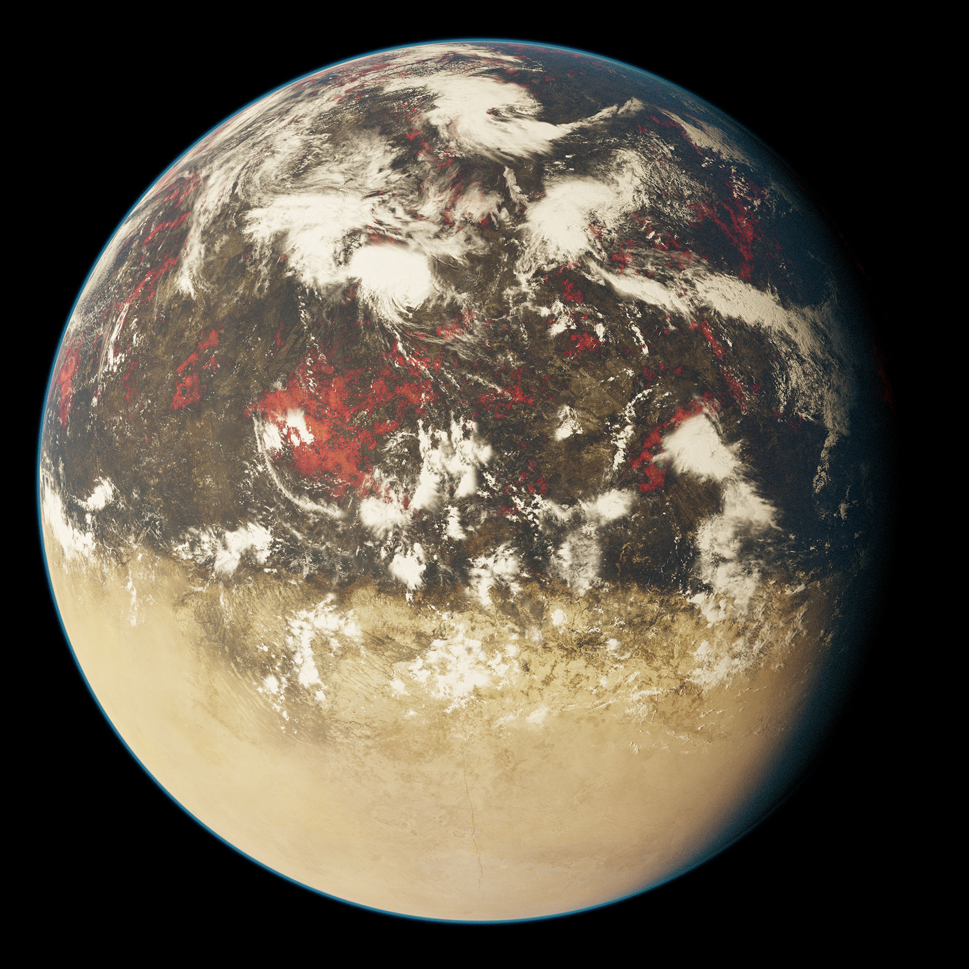 Planet Tuuli 12K 3D model_1