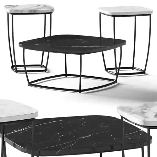 La Cividina Bernard Coffee Tables 3D model