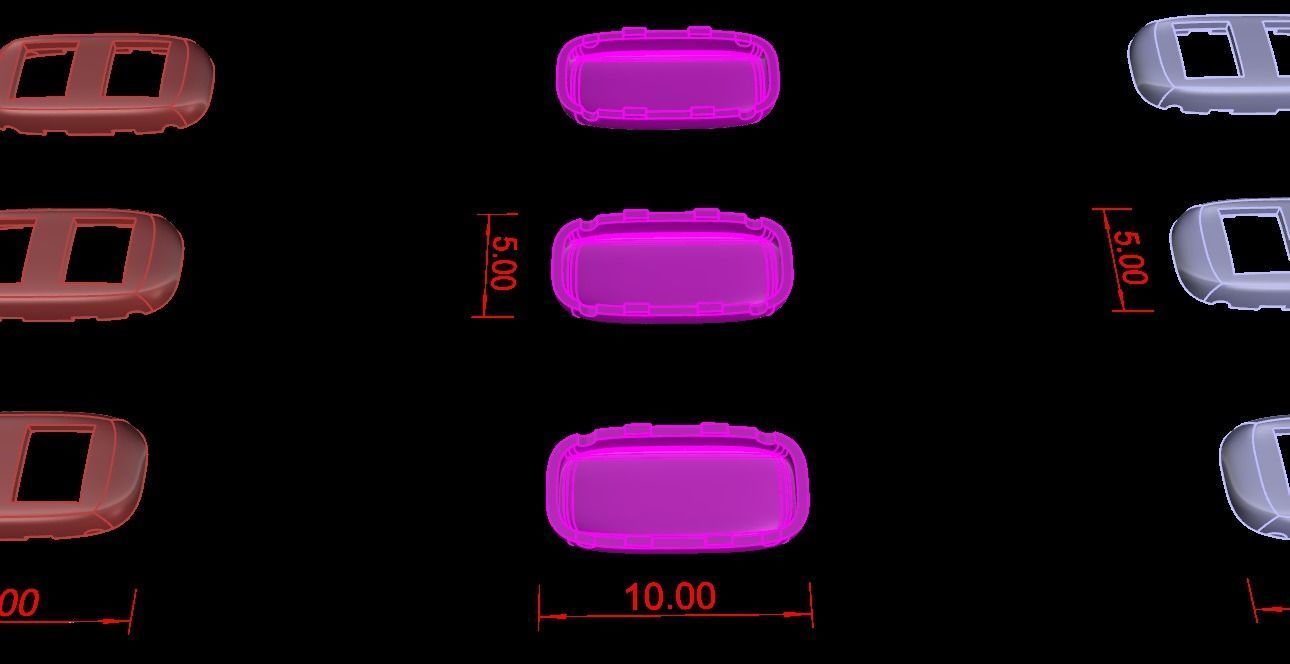 Creative Brick Style Bracelet 3D print model_11