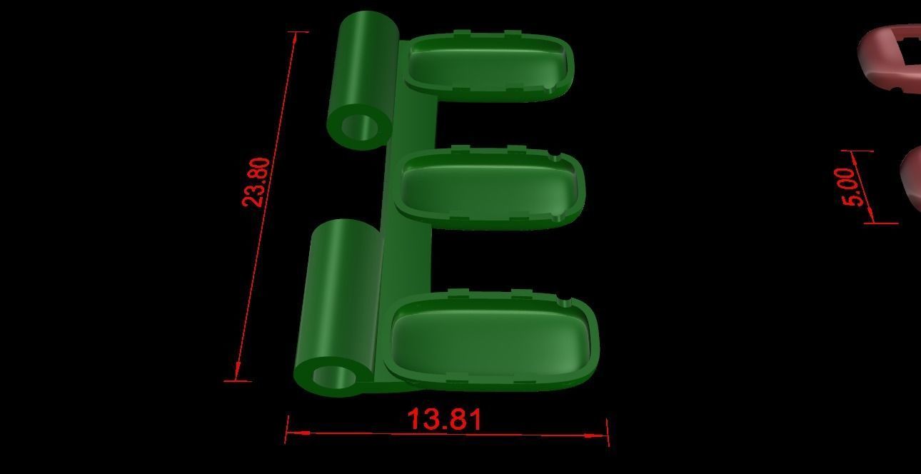 Creative Brick Style Bracelet 3D print model_10