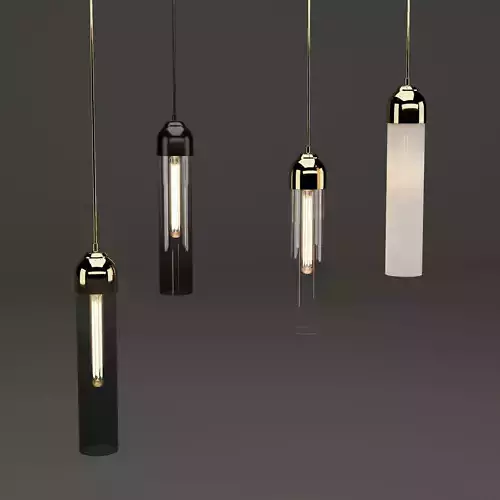 VIANO B pendant light in gold