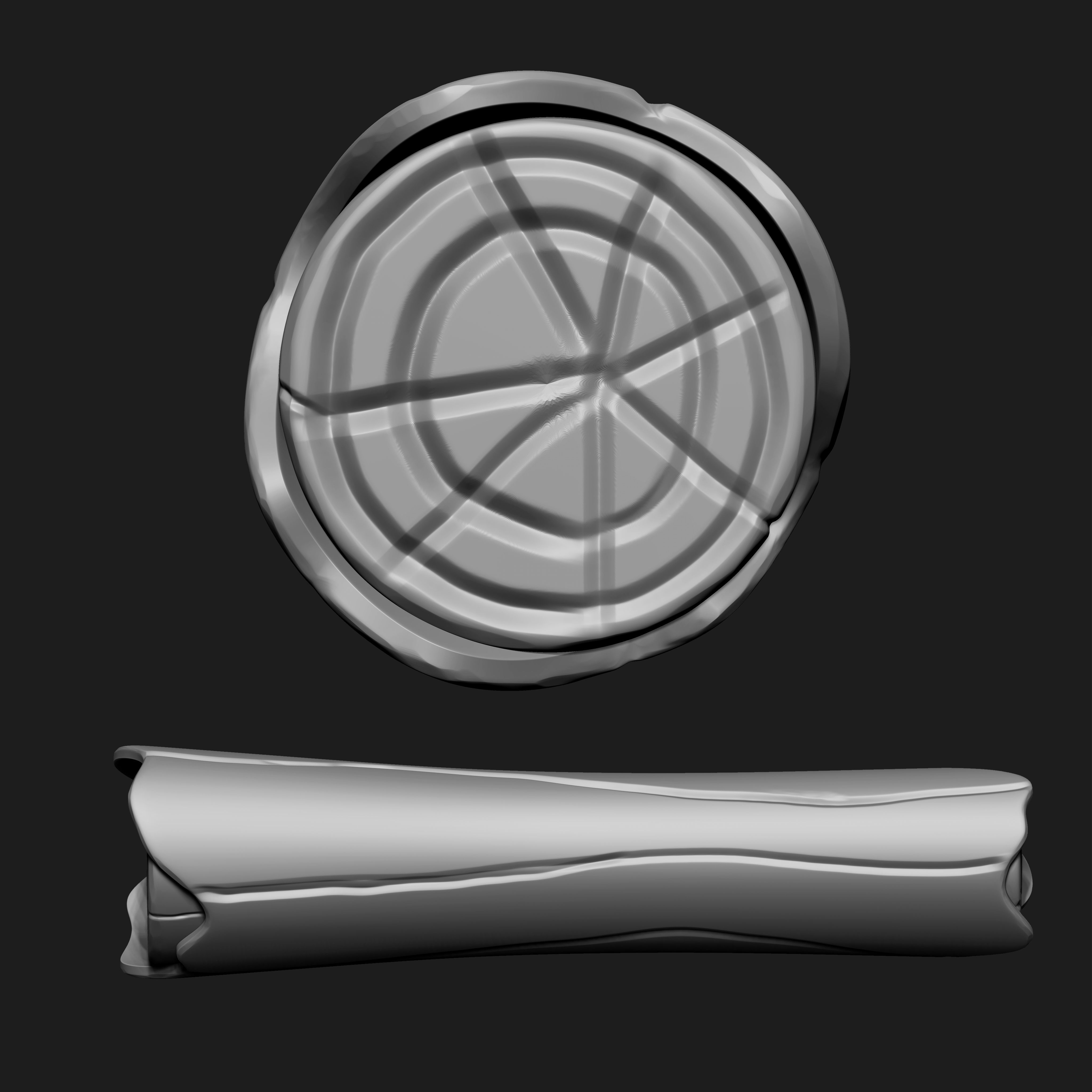 Stylized Objects IMM Brush Pack 10 in One 3D model_7