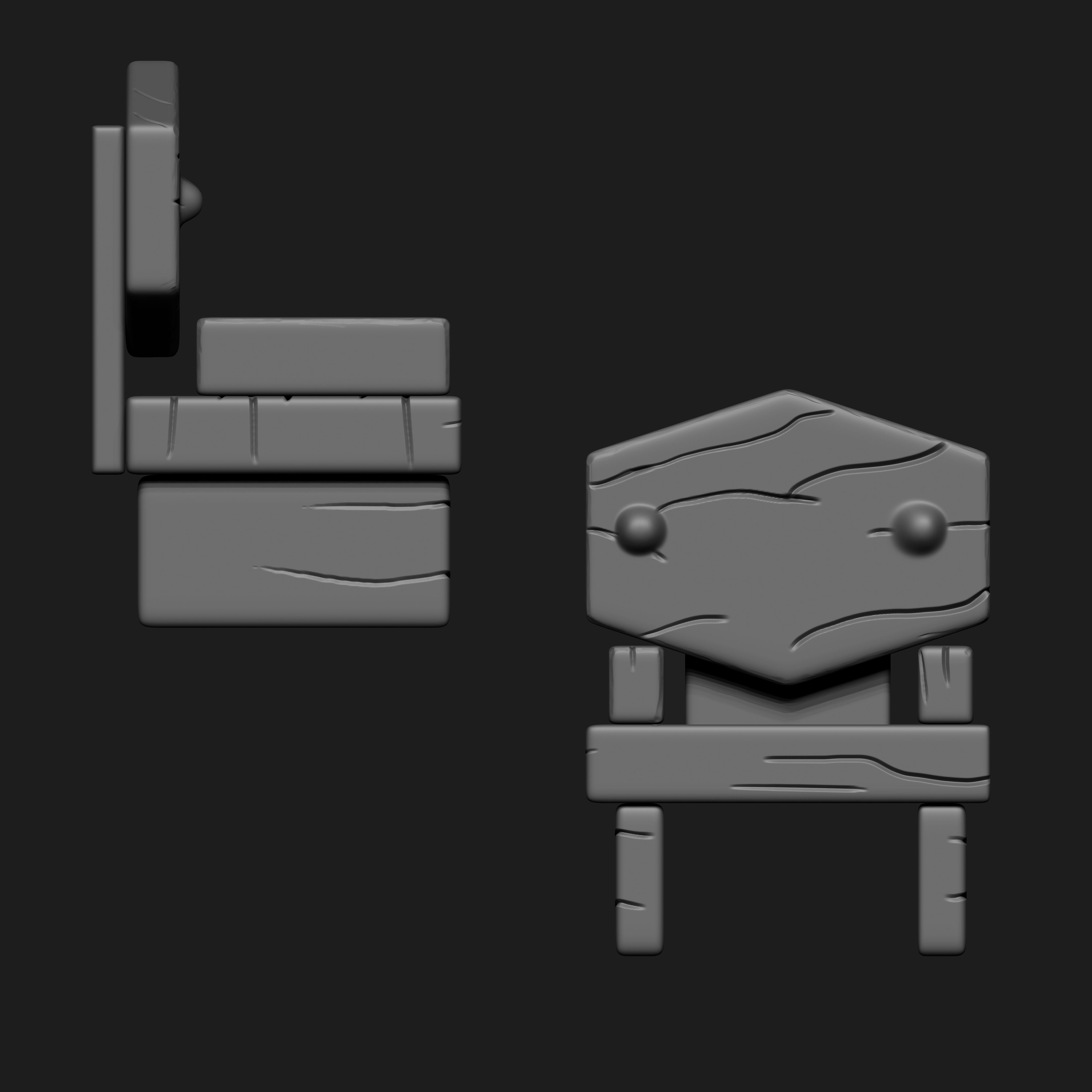 Stylized Objects IMM Brush Pack 10 in One 3D model_4