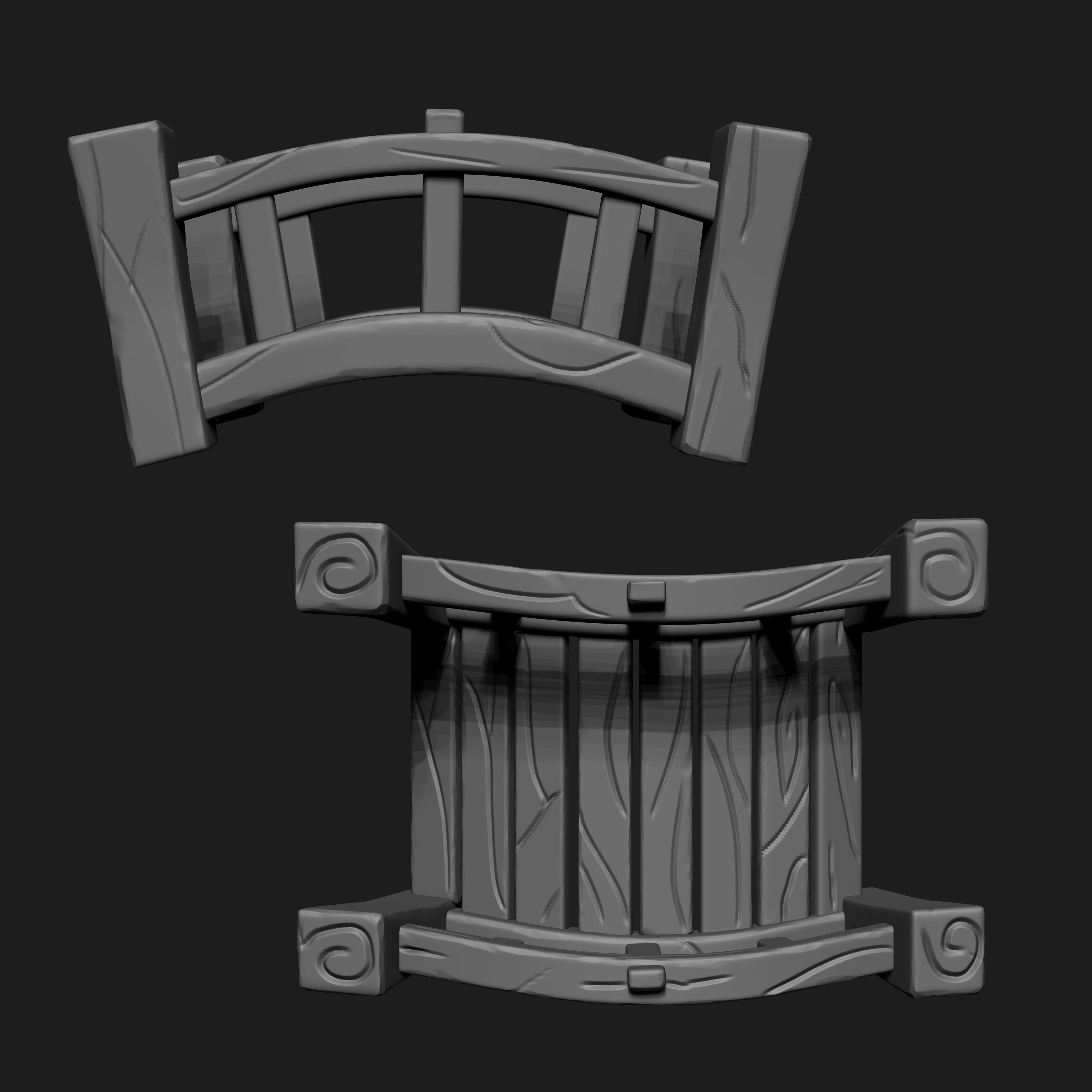 Stylized Objects IMM Brush Pack 10 in One 3D model_1