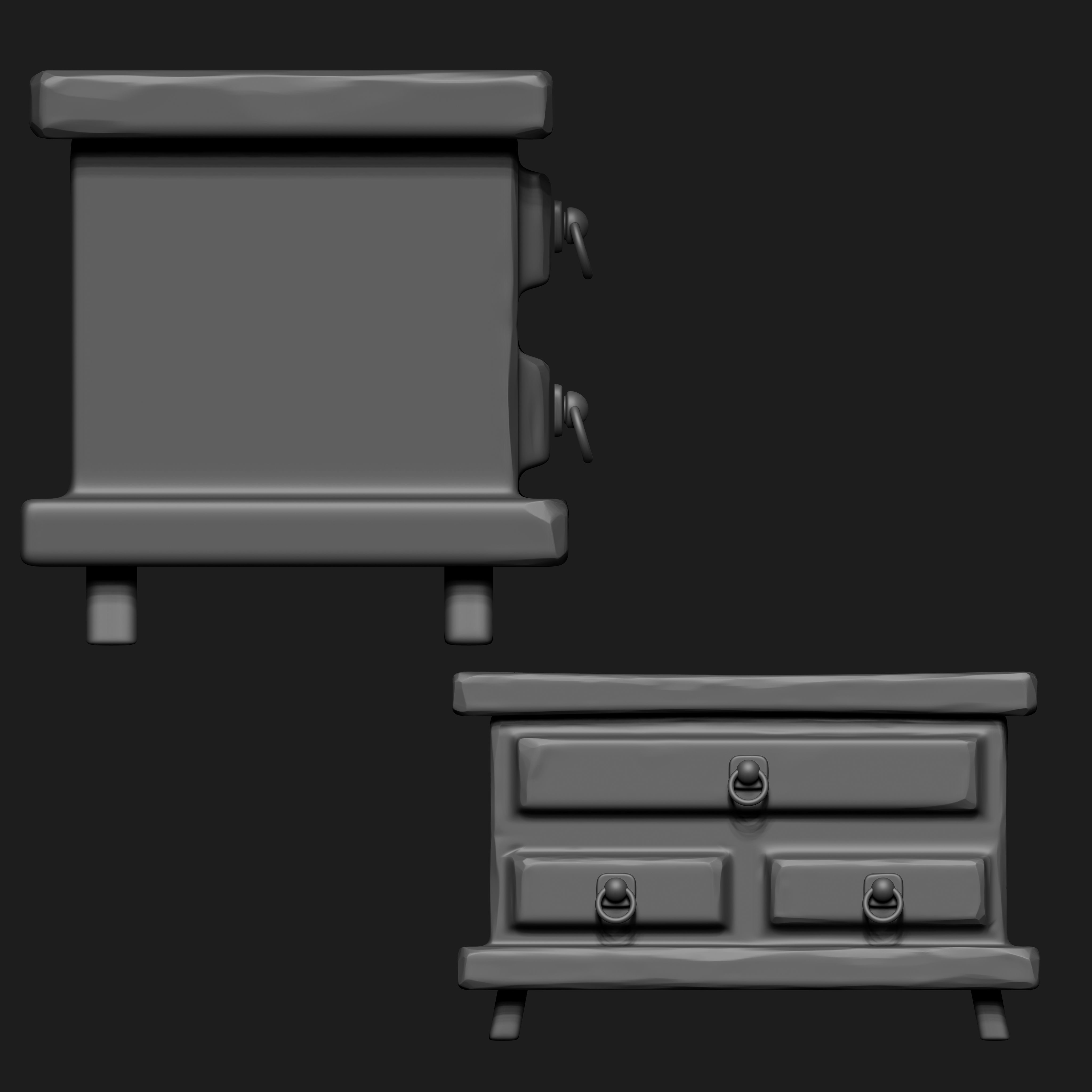 Stylized Objects IMM Brush Pack 10 in One 3D model_5