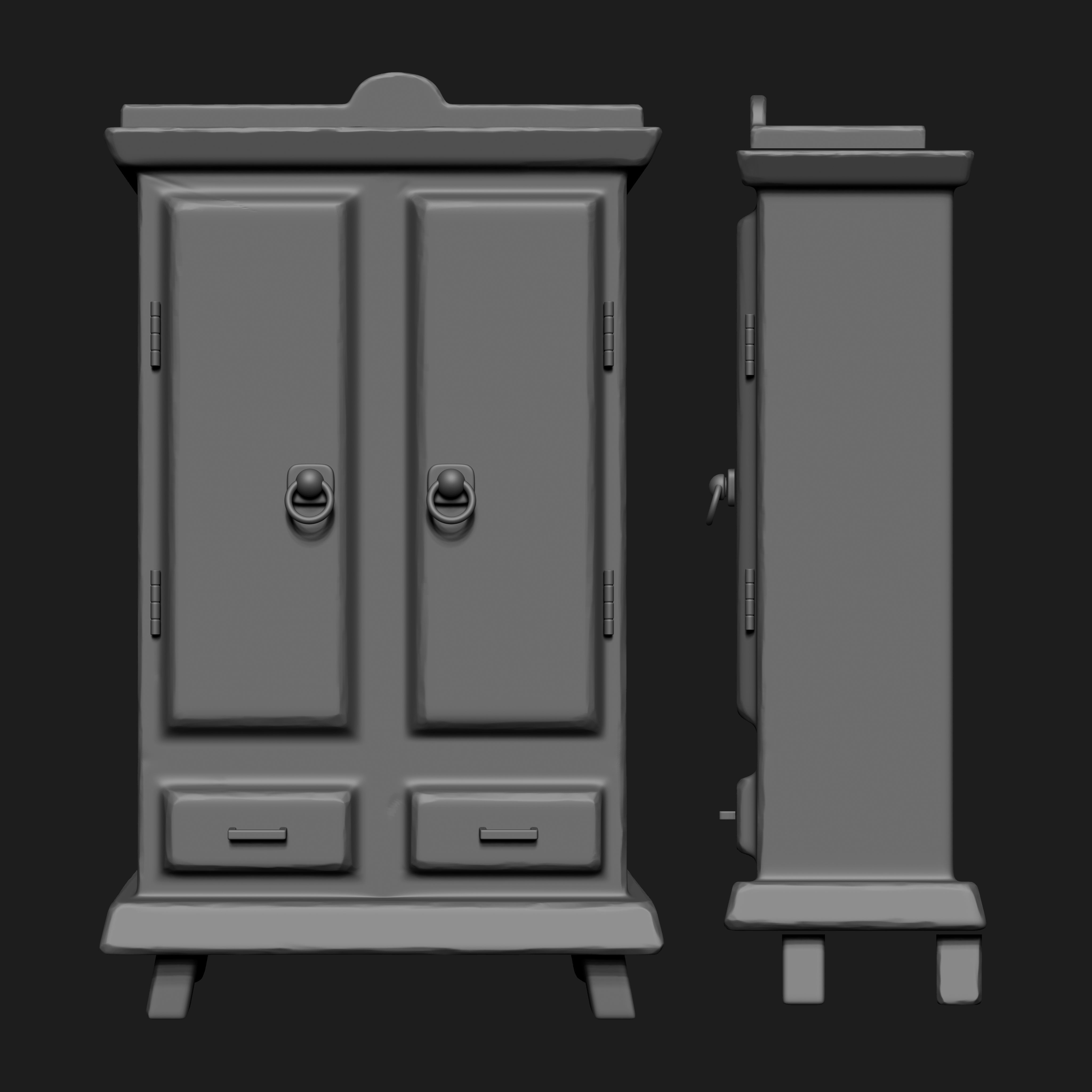 Stylized Objects IMM Brush Pack 10 in One 3D model_2