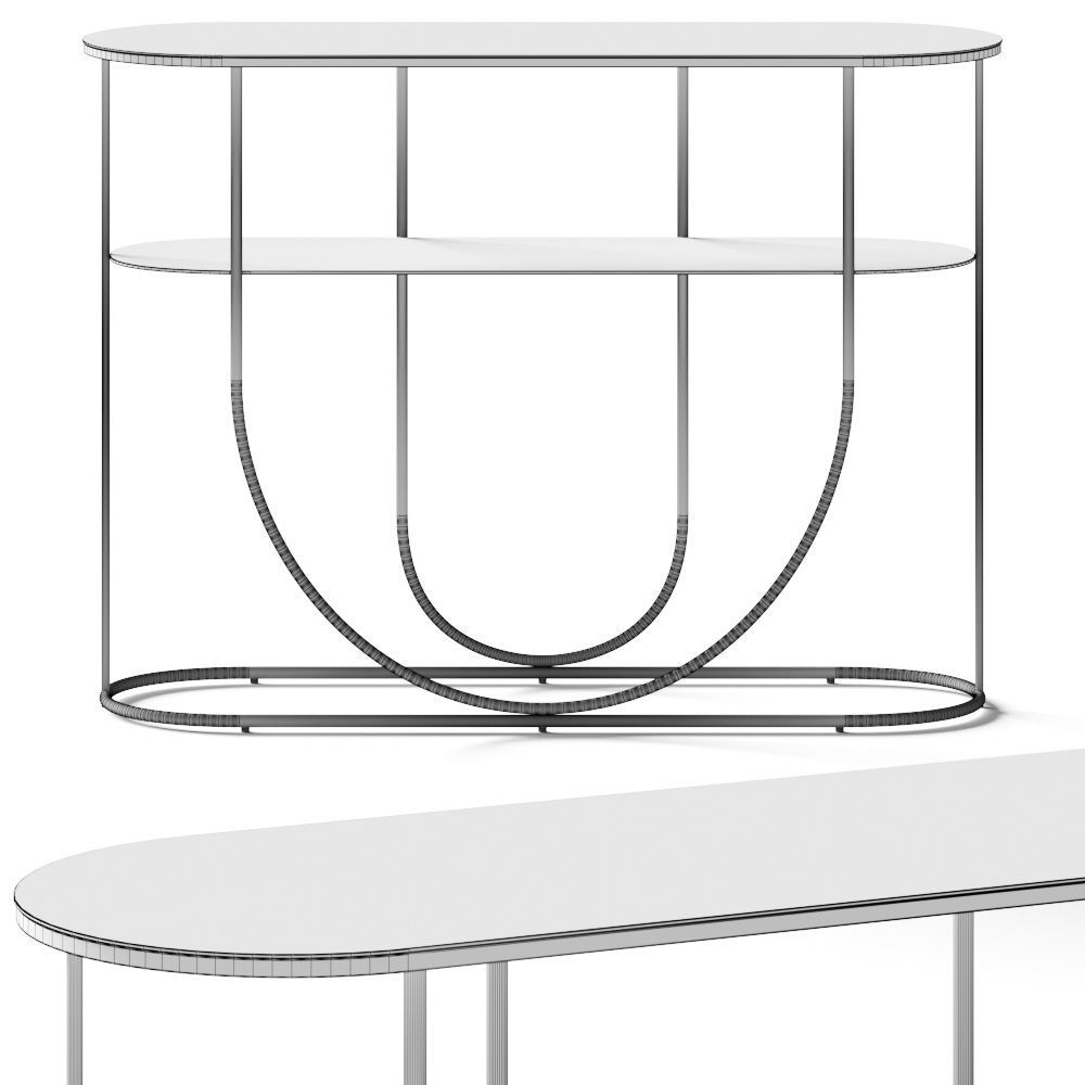 BoConcept Aisle 2830 Console Table 3D model_1