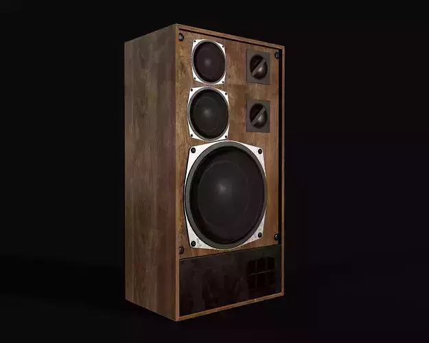 Radiotehnika S-90 Speaker 3D model