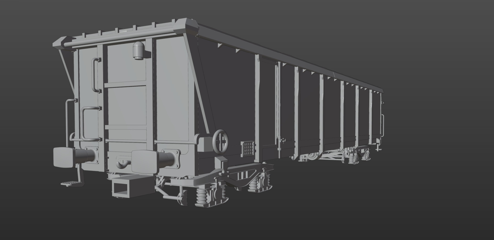 Pre supported H0 1-87 scale Tamns 895 freight car 3D print model_8