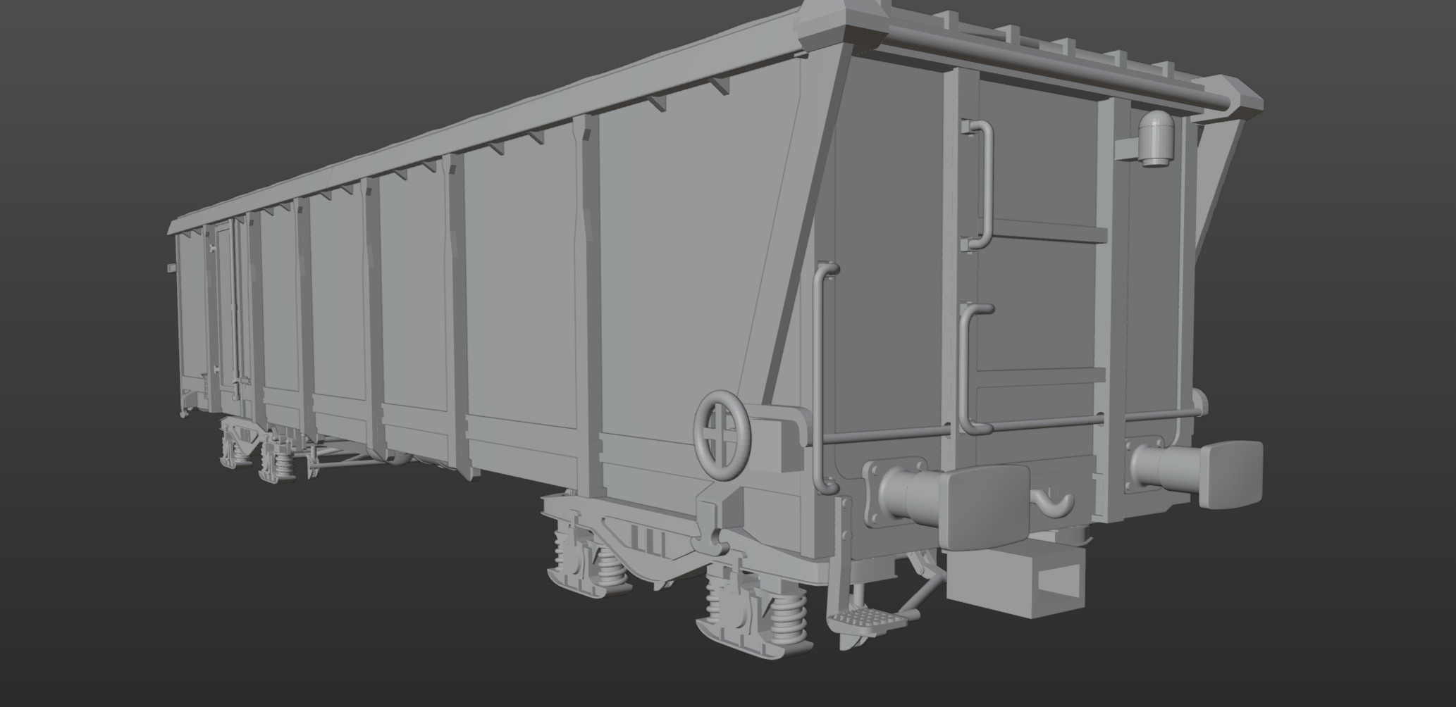Pre supported H0 1-87 scale Tamns 895 freight car 3D print model_9