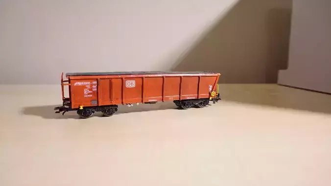 Pre supported H0 1-87 scale Tamns 895 freight car
