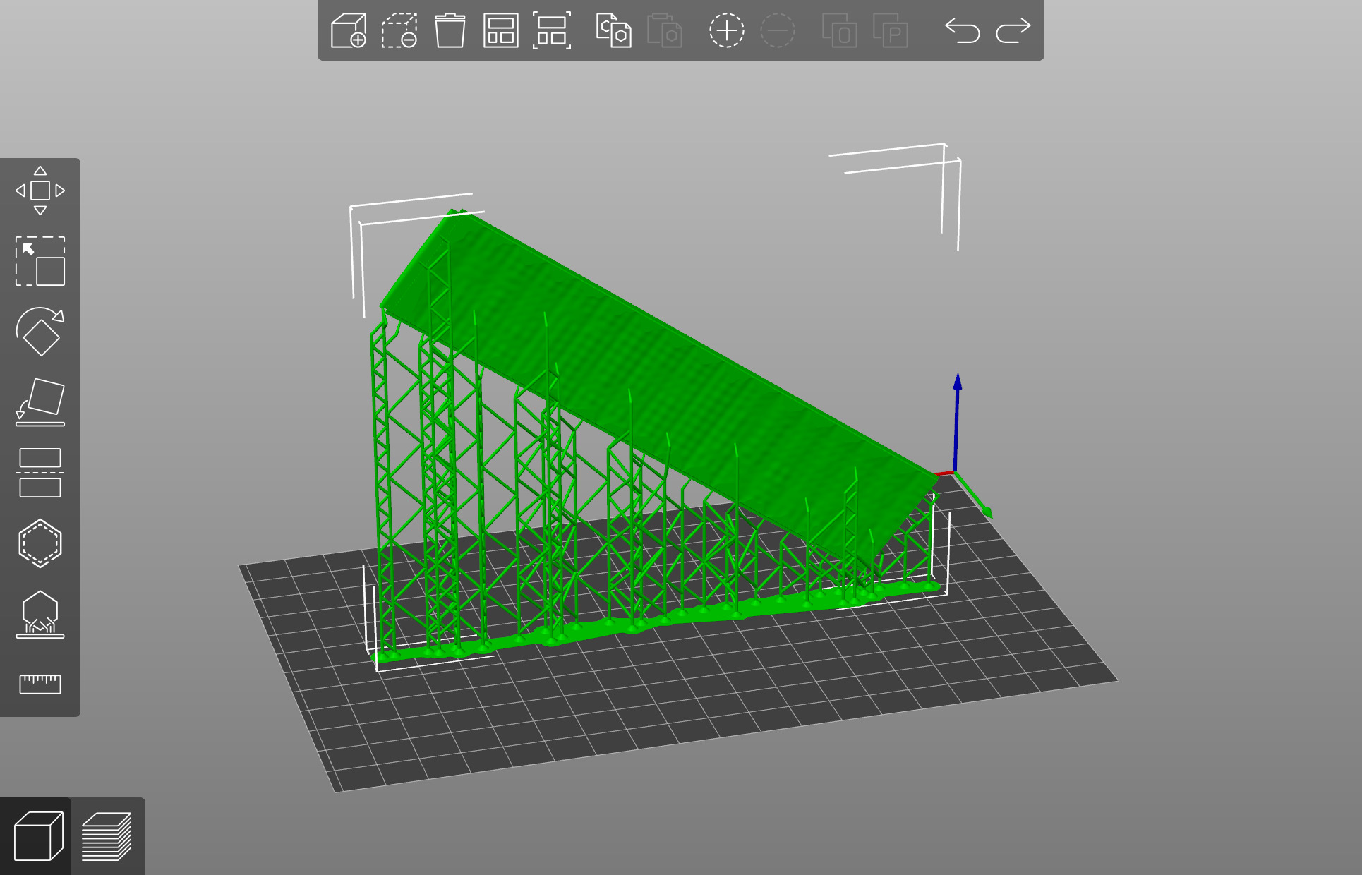 Pre supported H0 1-87 scale Tamns 895 freight car 3D print model_21