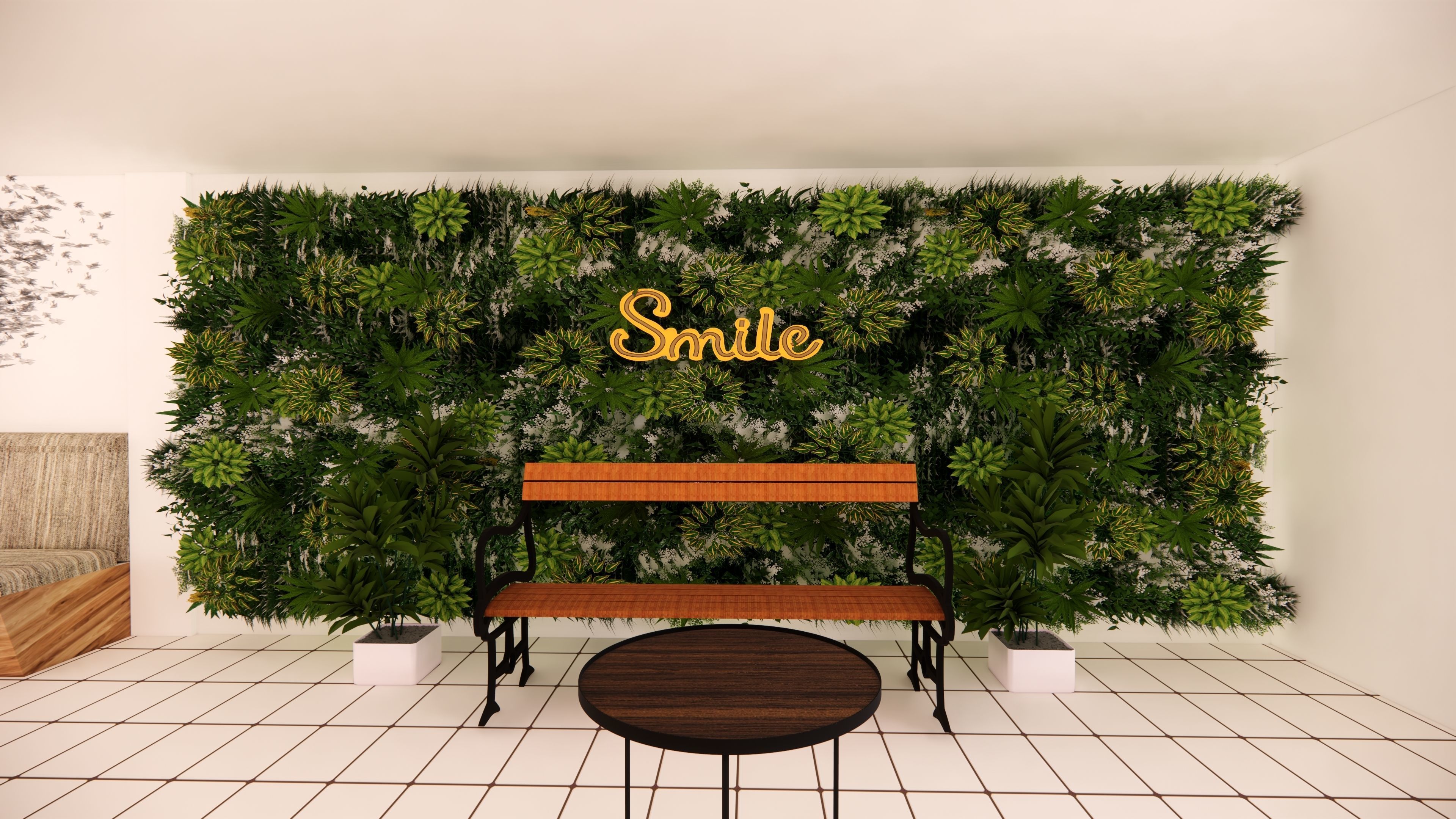 Coffee Shop with Vintage and Modern Design 3D model_10