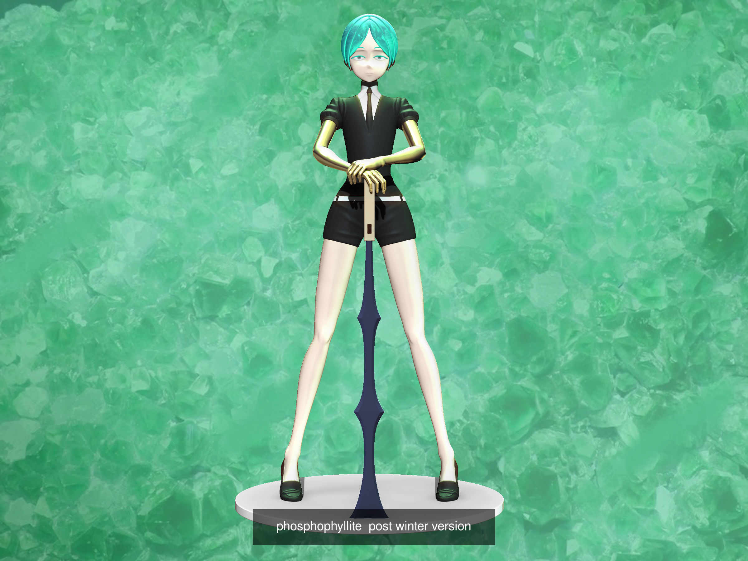 phosphophyllite  all version bundle 3D Model Collection_6