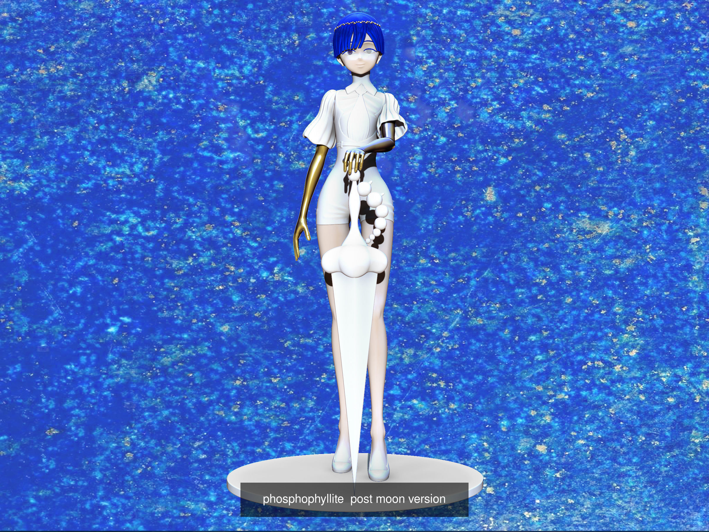 phosphophyllite  all version bundle 3D Model Collection_10