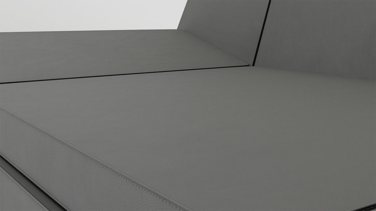 Sofa 02 HightPoly  LowPoly 3D model_4