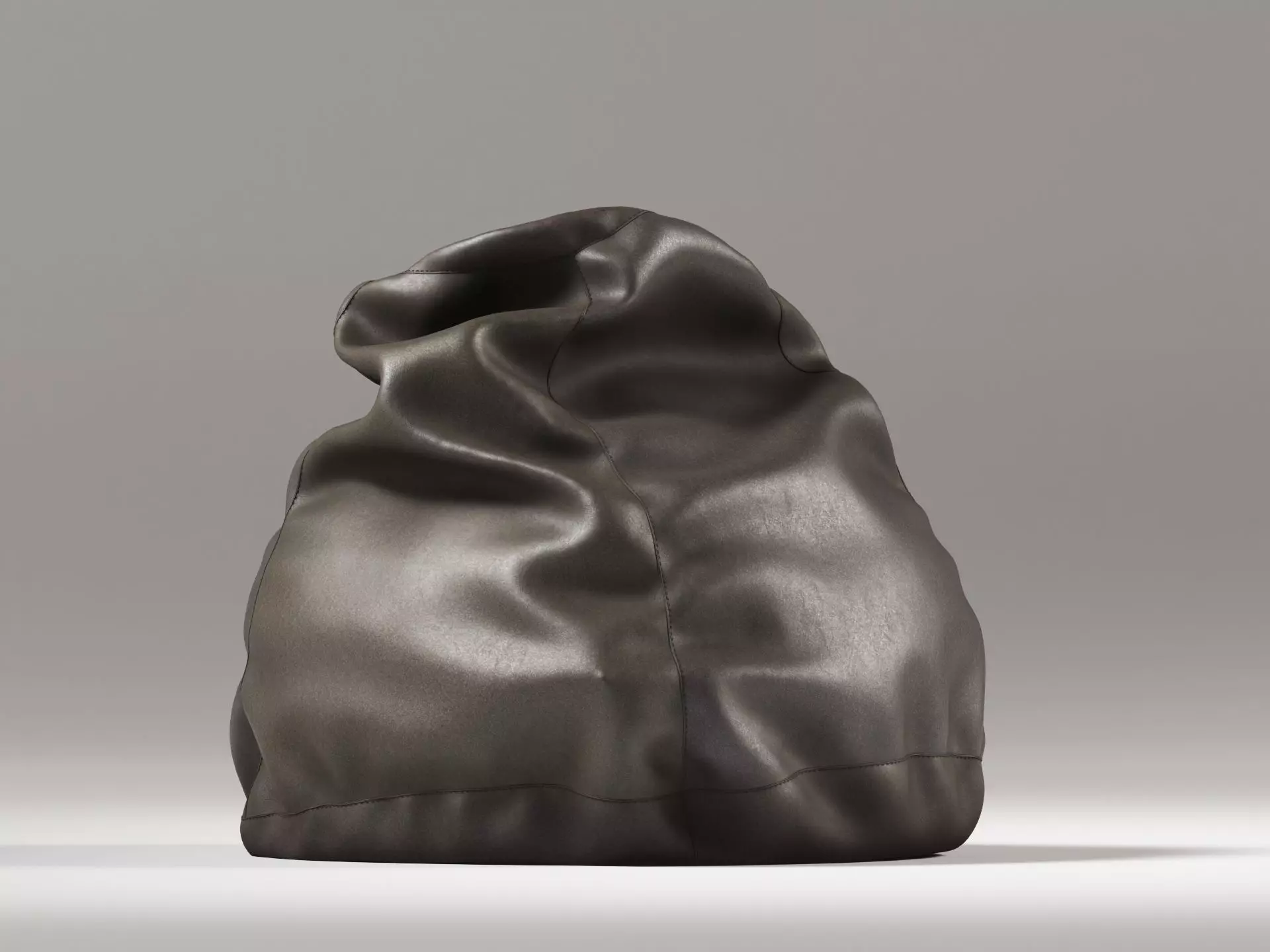 Leather Bean Bag  3D model_0