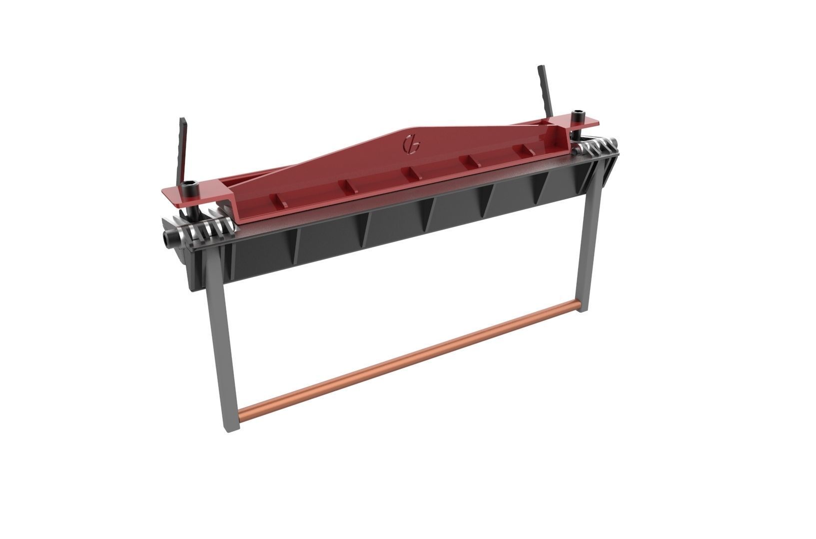 Sheet metal brake 3D print model_35