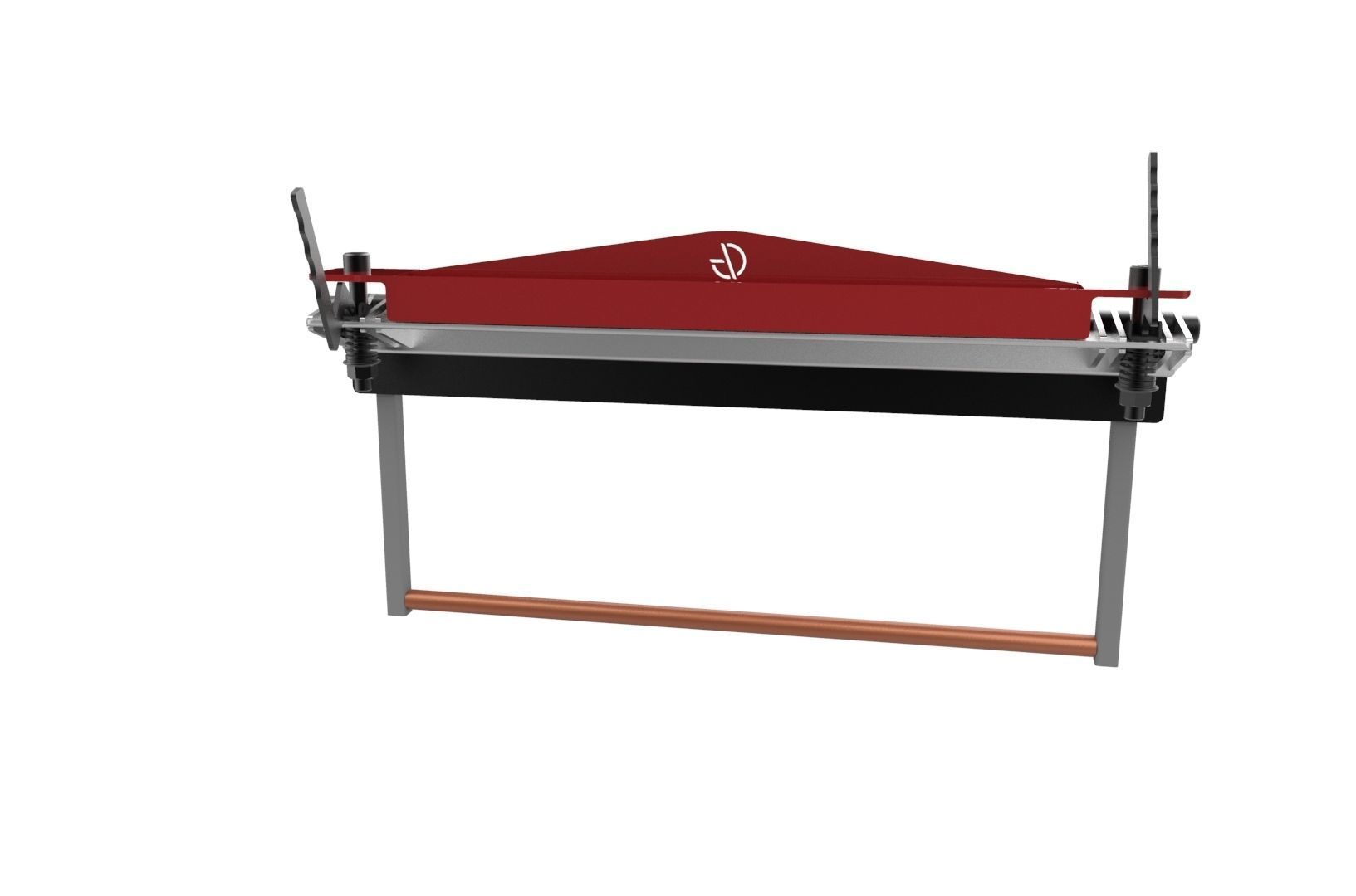 Sheet metal brake 3D print model_30