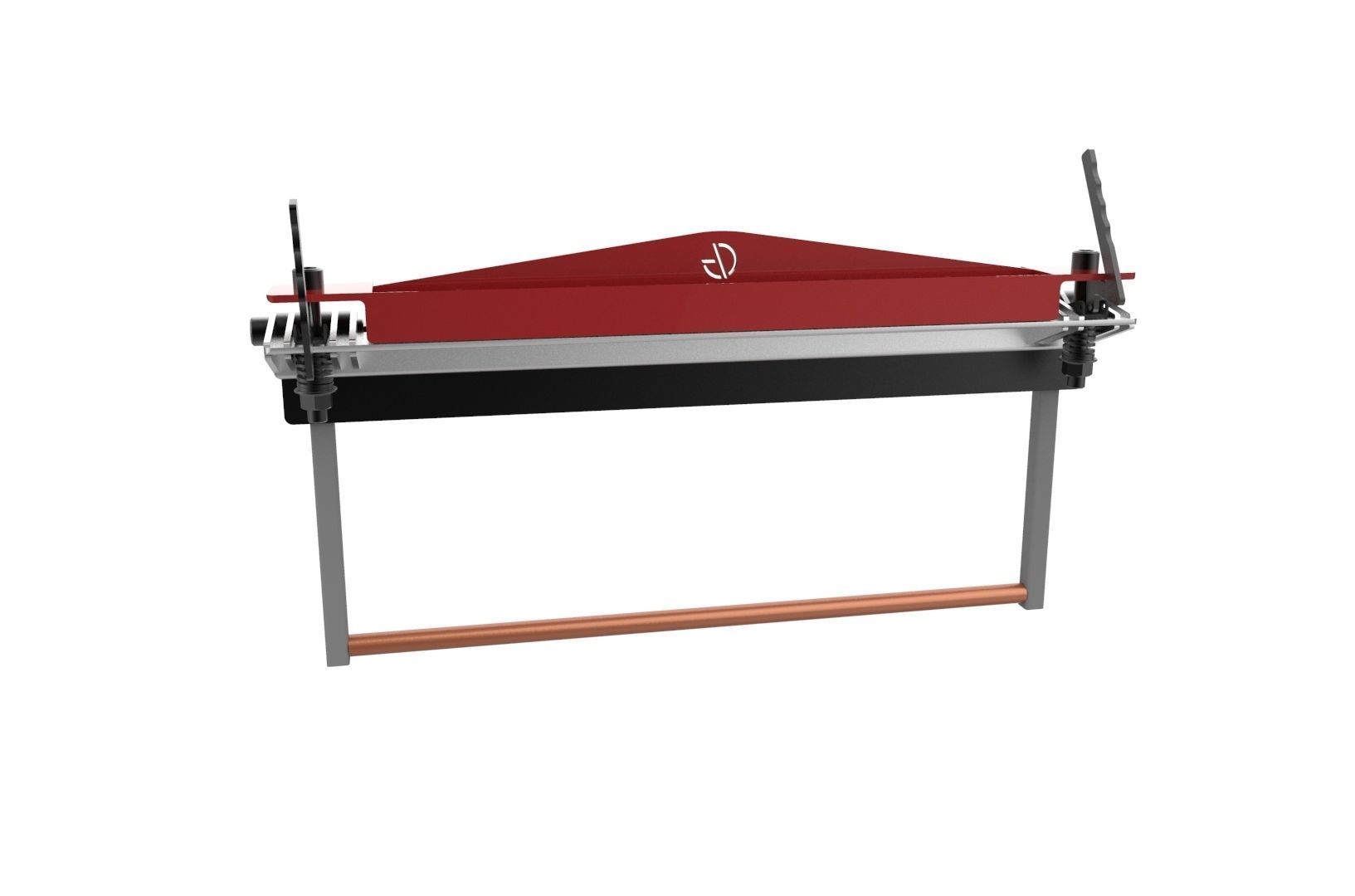 Sheet metal brake 3D print model_12