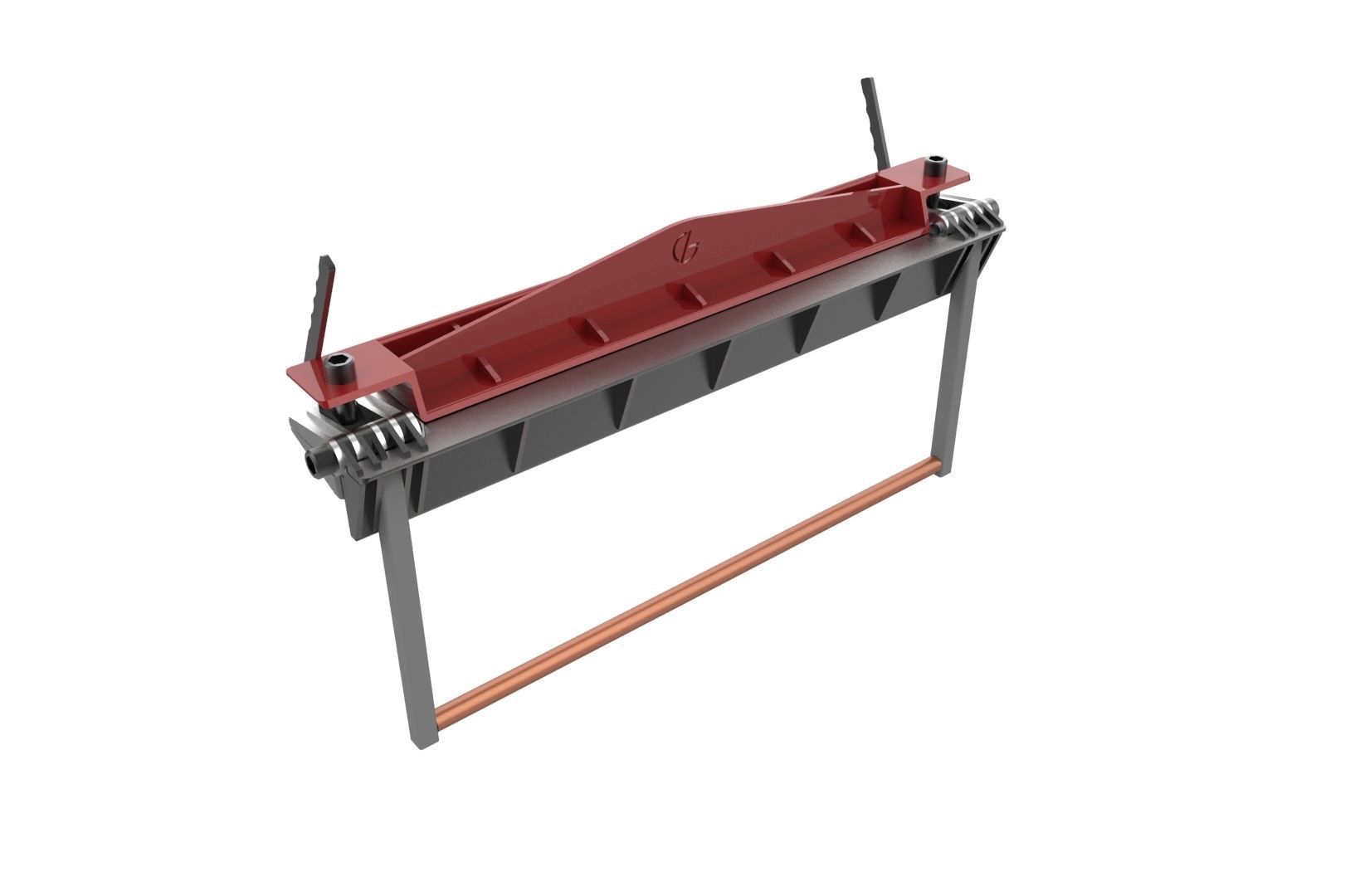 Sheet metal brake 3D print model_24