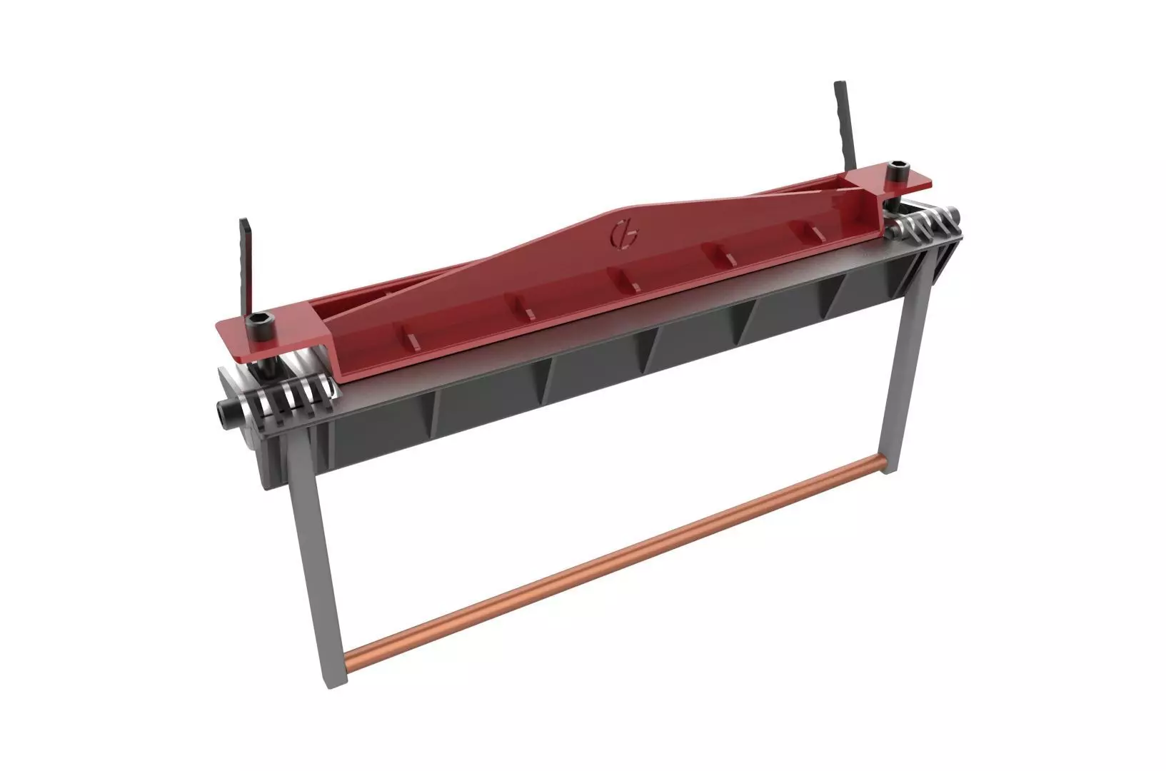 Sheet metal brake 3D print model_0