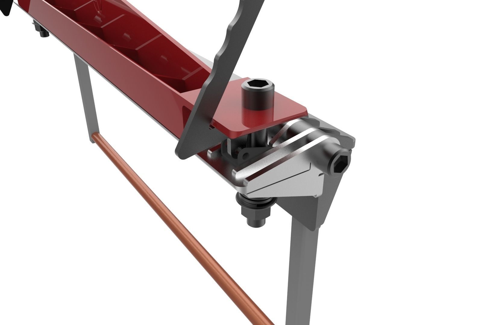 Sheet metal brake 3D print model_26